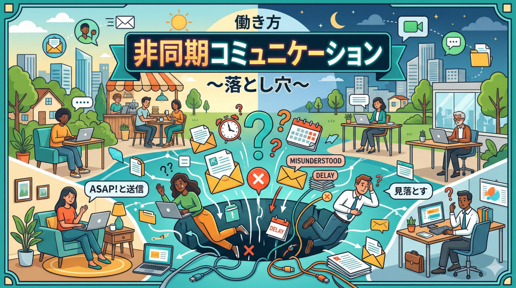 非同期コミュニケーションのメリット・デメリット|フルリモートで”大失敗”して気づいた設計の落とし穴