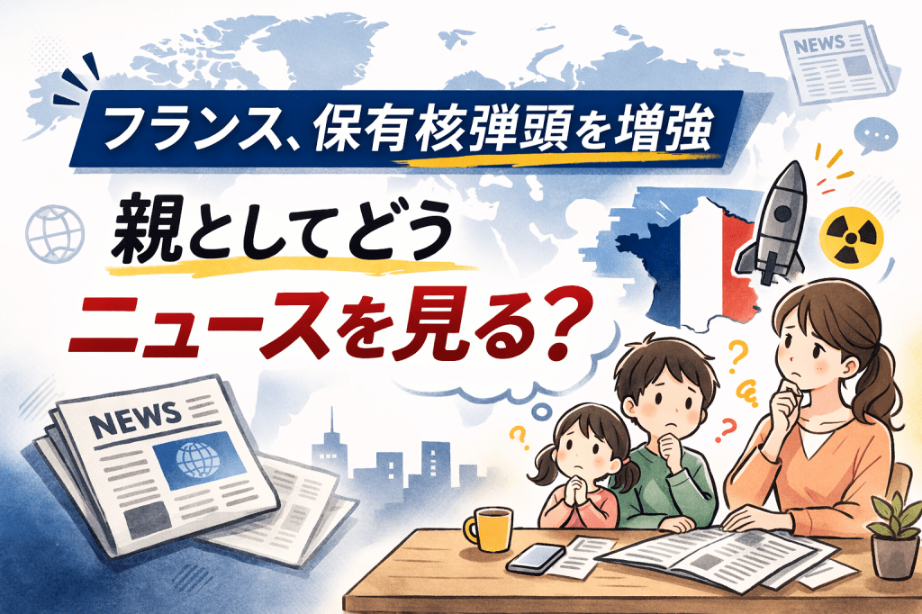 フランスが核弾頭を増強する理由——マクロン大統領発言の真意と親として知っておきたいこと