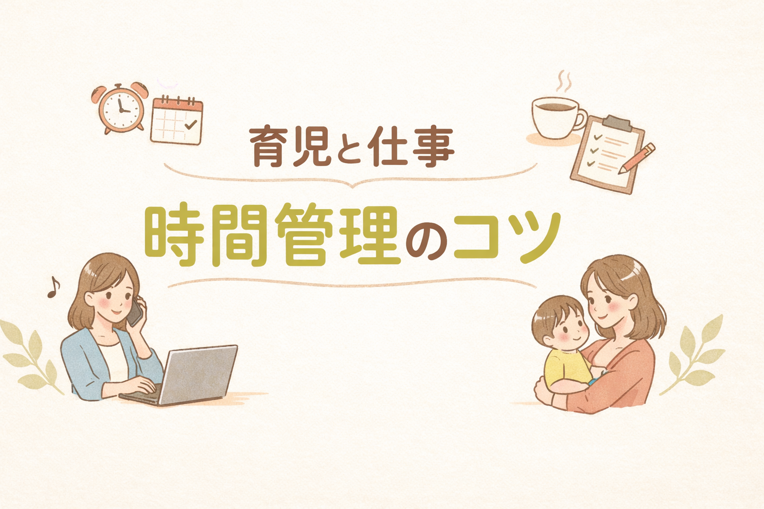 育児と仕事の両立で時間が足りない私が実践する時間管理のコツ7選